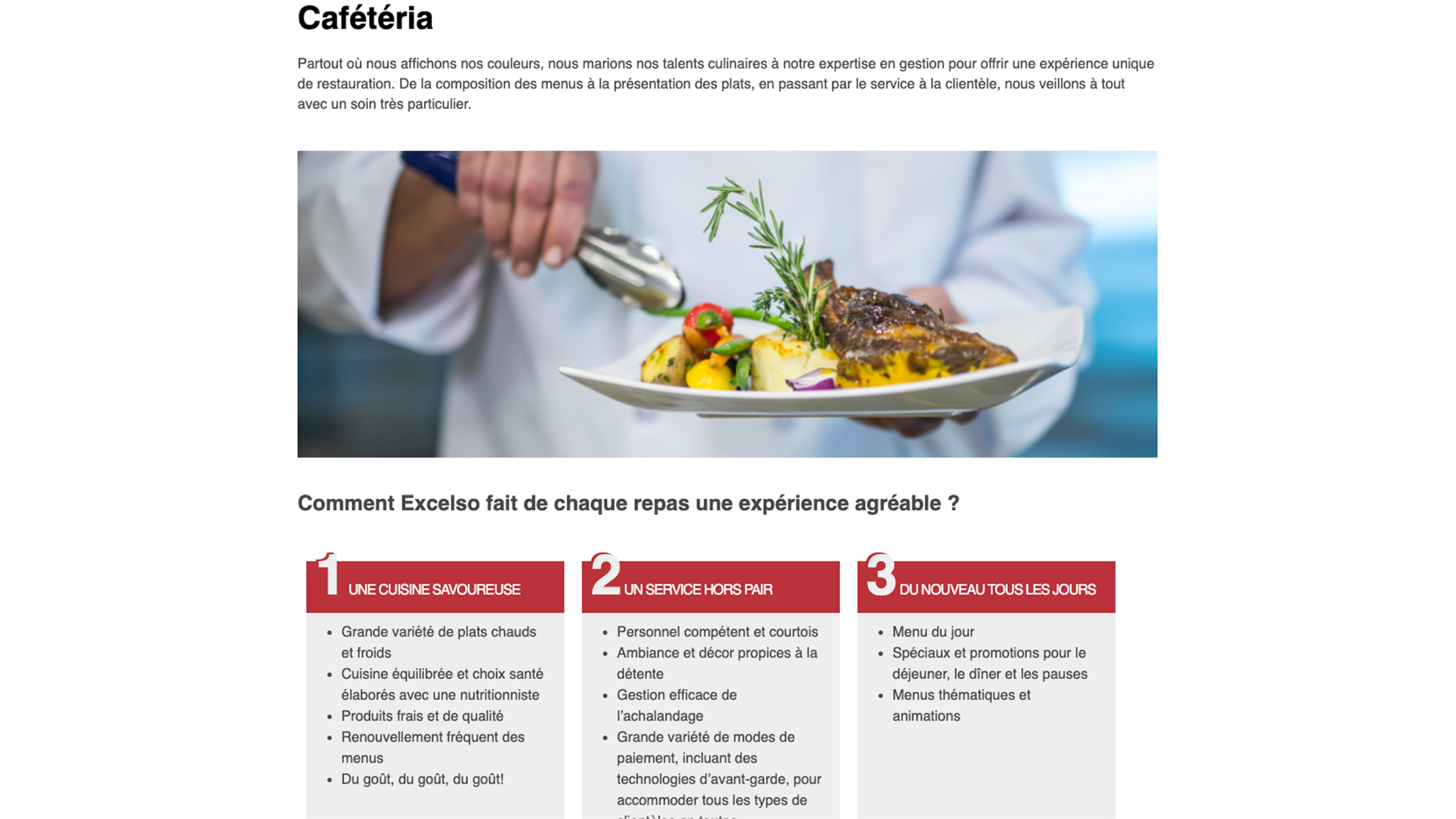 Image de l'étape Recherche d'inspiration sur des sites concurents afin de s'en inspirer