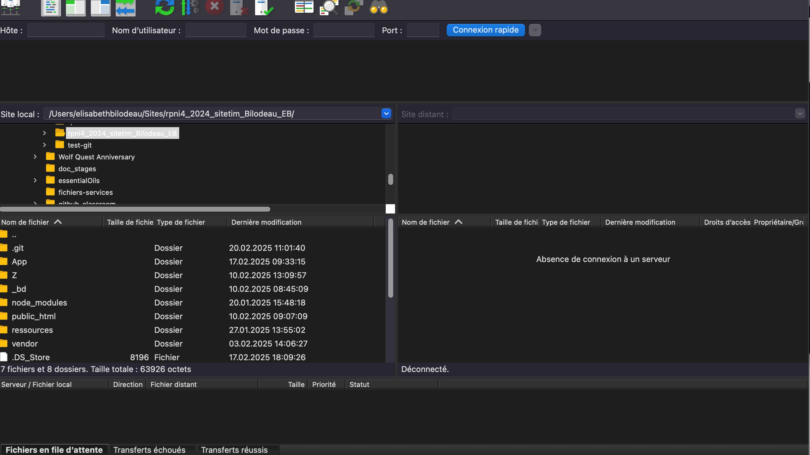 Image de l'étape Mise en ligne